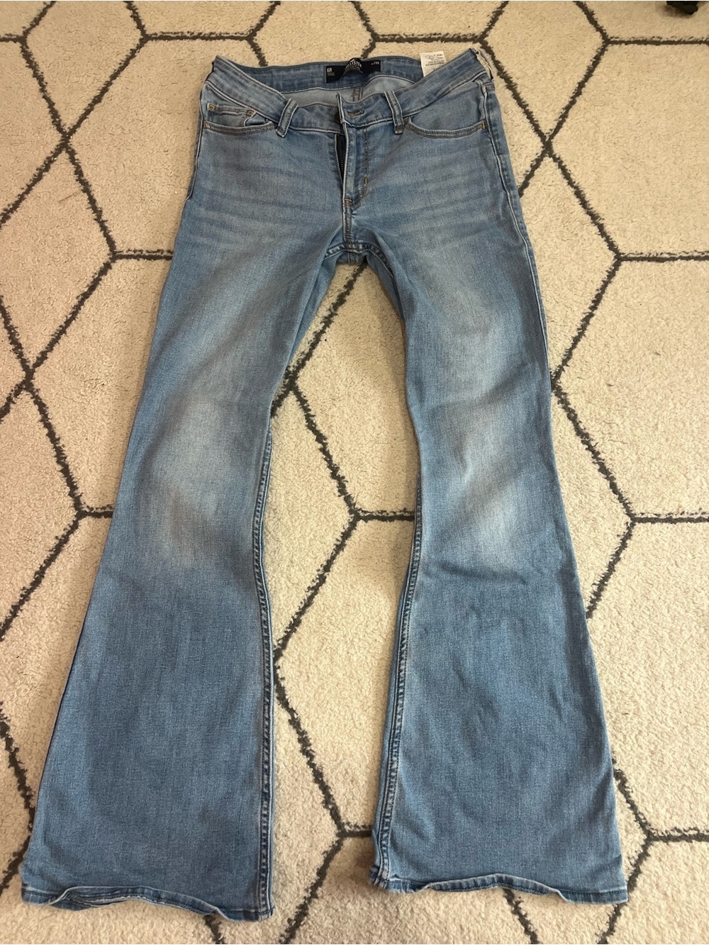 Hollister Light Wash Flared Jeans